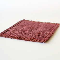 手織り葛布のコースター