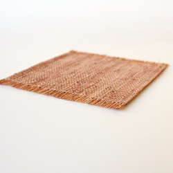 手織り葛布のコースター