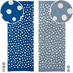 型染めの手ぬぐい<水玉・小>/山内染色工房