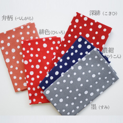 型染めの手ぬぐい<水玉・小>/山内染色工房