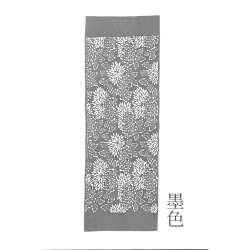 型染めの手ぬぐい<むじな菊牡丹>/作り手 山内武志さん(山内染色工房/アトリエぬいや)