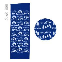 型染めの手ぬぐい あざみ> /作り手 山内武志さん(山内染色工房/アトリエぬいや)