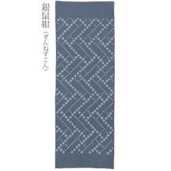 型染めの手ぬぐい あざみ> /作り手 山内武志さん(山内染色工房/アトリエぬいや)