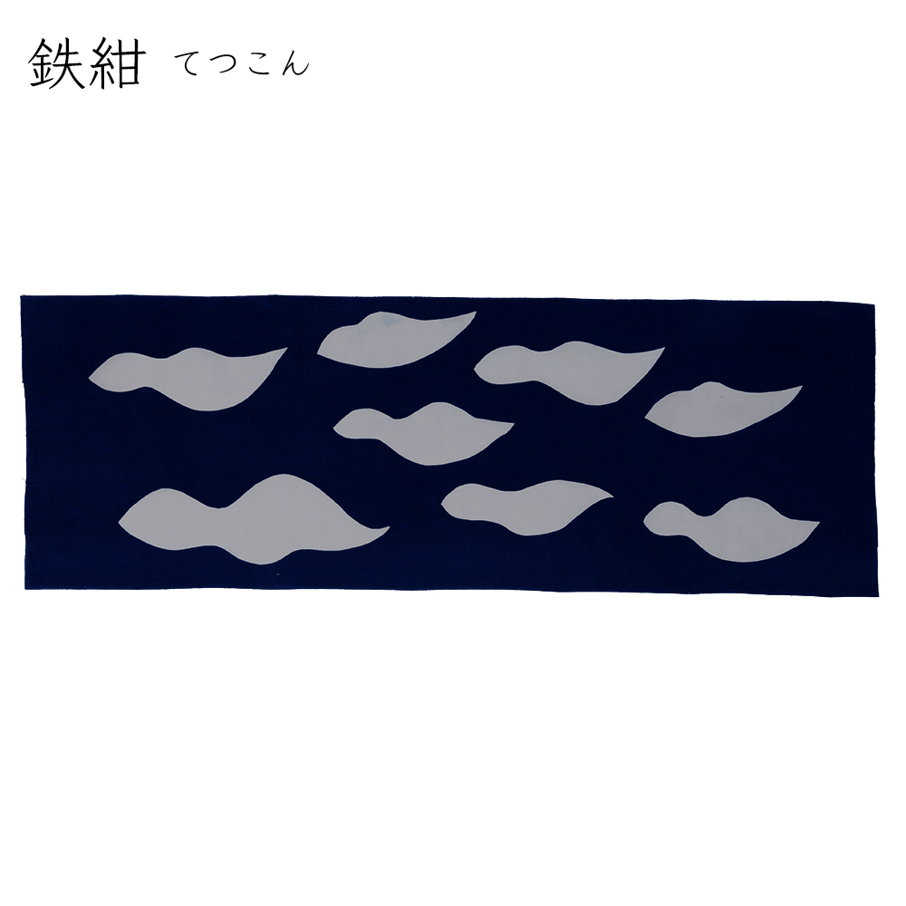 型染めの手ぬぐい＜とりくも＞