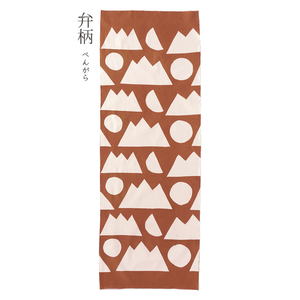 型染めの手ぬぐい ＜日月山（山月日）＞ ／山内武志さん（山内染色工房